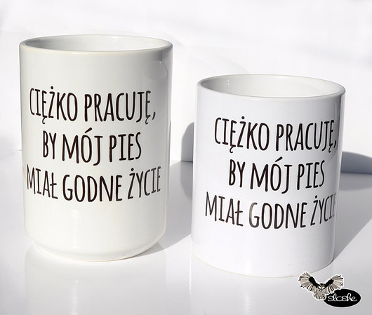 Ciężko pracuje by mój pies miał godne życie  Sowia Aleja