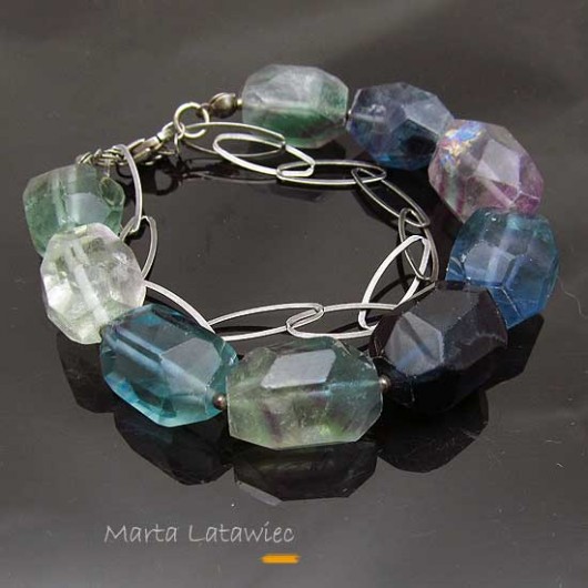 Tęczowy fluoryt Marta Latawiec