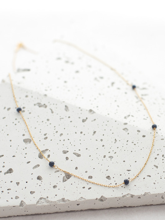 Naszyjnik z szafirami CLASSIC COLLECTION La Femme Jewellery