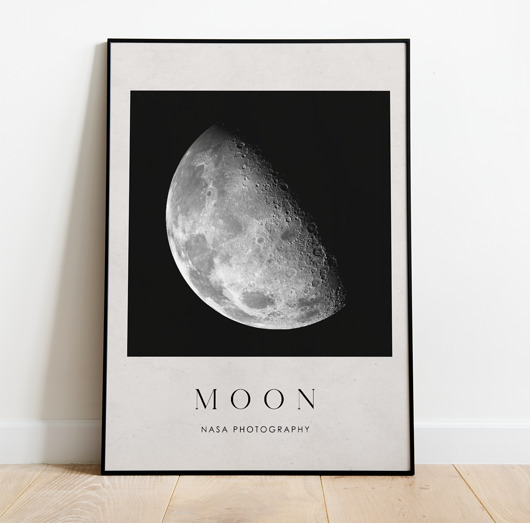 plakaty Plakat Vintage Kosmos MOON