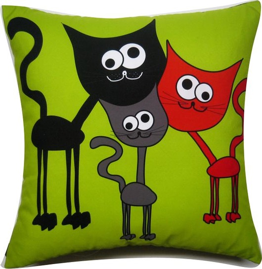 Poduszka z kotem:) Gaul Designs
