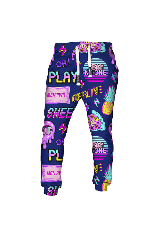 spodnie męskie DR.CROW Męskie Spodnie Fullprint Sweet Style