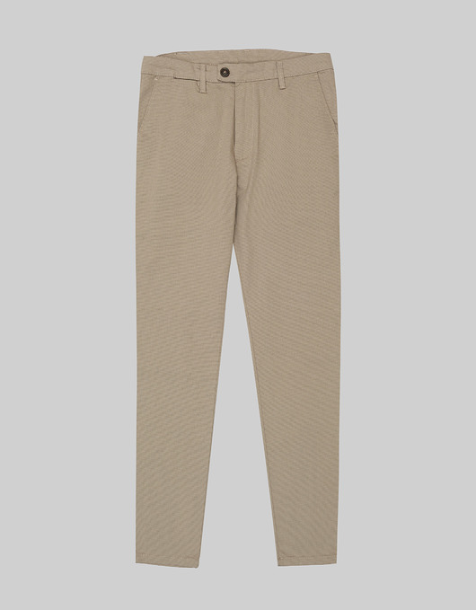 spodnie męskie Spodnie męskie alcamo beżowy slim fit