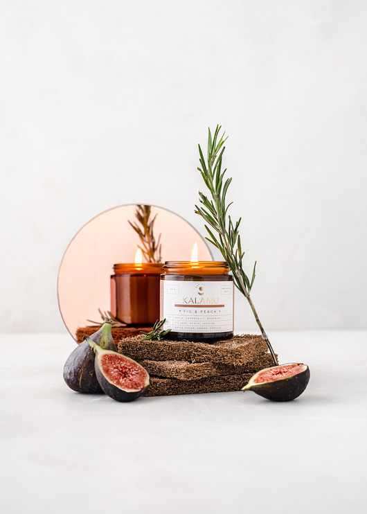 świeczniki i świece Fig&Peach NO.6 świeca sojowa 120 ml