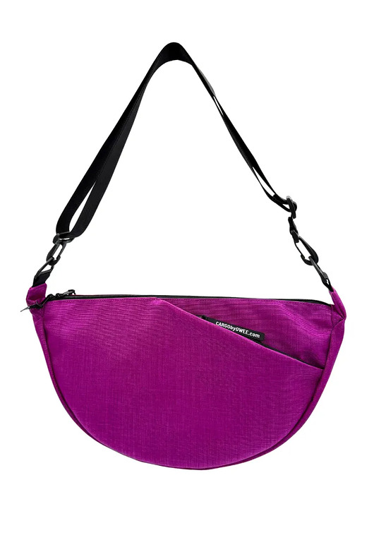 torby na ramię Torba Half Moon magenta MEDIUM