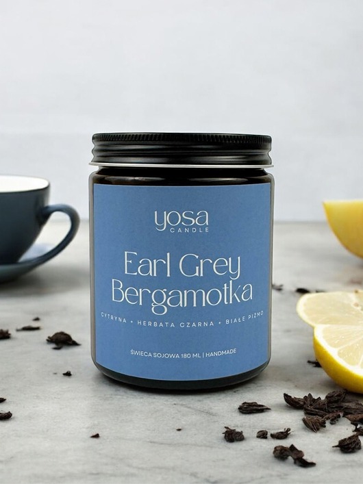 świece zapachowe Świeca Sojowa Earl Grey Bergamotka