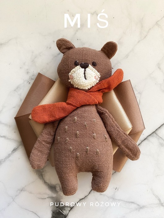 broszki Artystyczna Brosza z niesamowitym Misiem! Pop Art  MIŚ