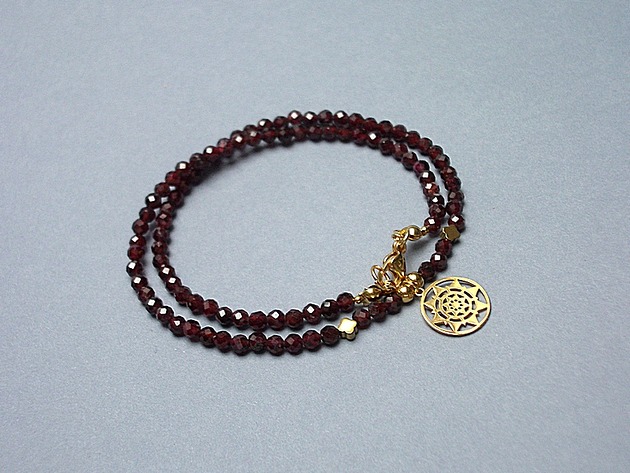 chokery Granaty  /choker/ vol. 1 - Szlachetna kolekcja