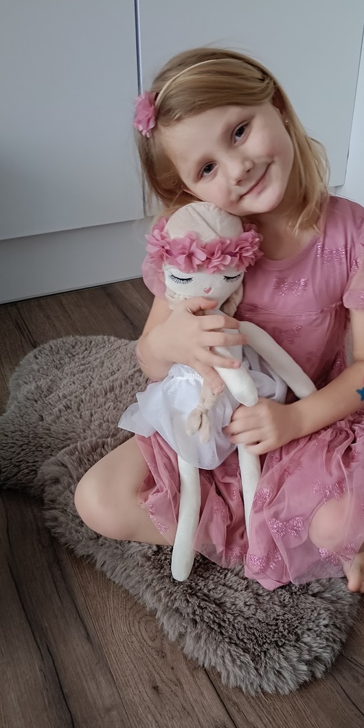 Chrzest - inne Lalka szmaciana  personalizowana  57 cm