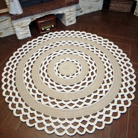 dywany Dywan ze sznurka bawełnianego 150cm
