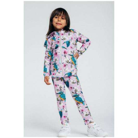 legginsy i getry dla dziewczynki Legginsy Zimorodek Laurka