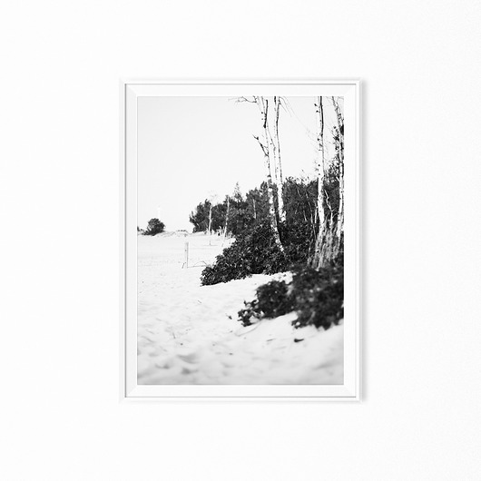 Plakat skandynawski minimalistyczny Beach myscandi
