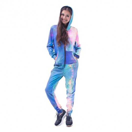 Green nebula jumpsuit Mr Gugu Miss Go
