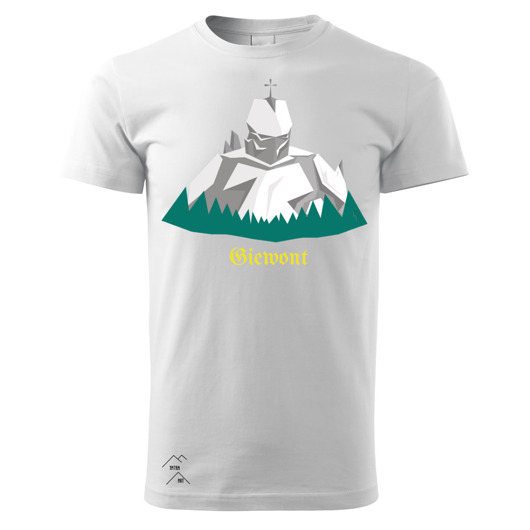 t-shirty męskie Giewont grafika by Szymon Rabiasz white men