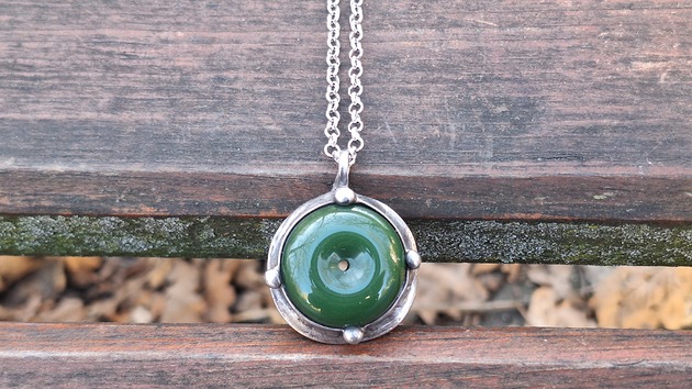 wisiory Wiosenna trawka - wisiorek