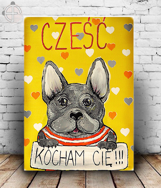 lofciam / akryl na płótnie 30/40 eddfupanda