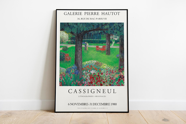 plakaty Jean-Pierre Cassigneul  - Exhibition Poster