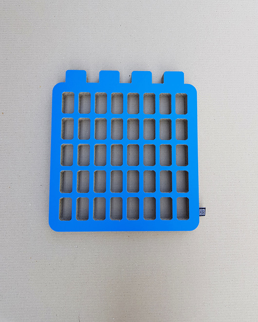 Półka na figurki typu lego ECO niebieski ecoono