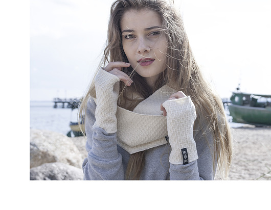gloves / cream wool EWE EME