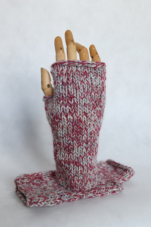 rękawiczki damskie Mitenki Elwira-bezszwowe rękawiczki bez palców z krótkim kciukiem