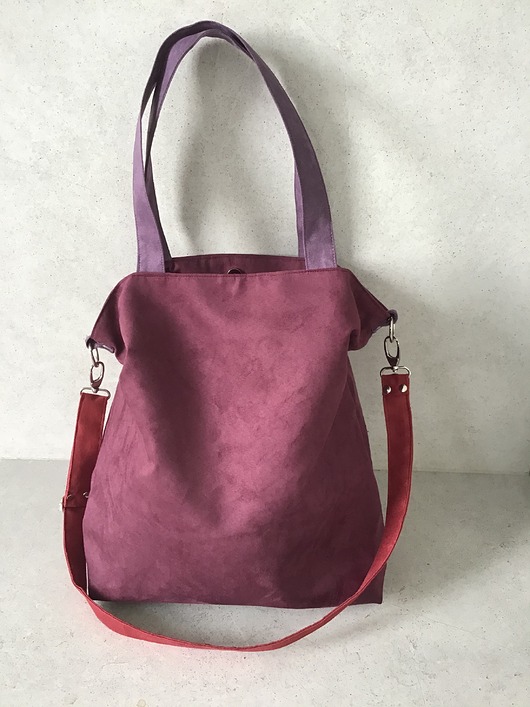 torby na ramię Torba na ramię XL - oberżyna, wrzos, bordo