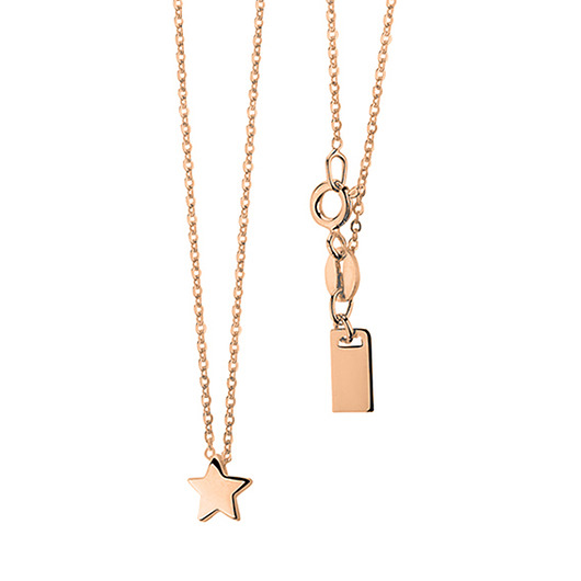 złote naszyjniki Naszyjnik z gwiazdką pozłacany
