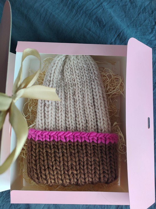 czapki dziecięce Wełniana czapka WOOLLY MUFFIN