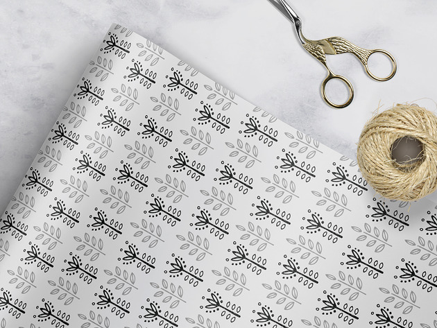 papier do pakowania - krokus  white 034 Wrap and Pack