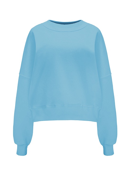 bluza bez kaptura damska Bluza Iconic Niebo