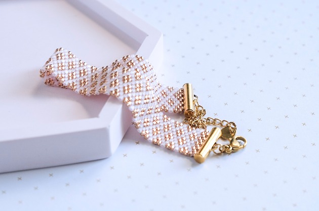 bransoletki ze szkła Bransoletka Rose Satin