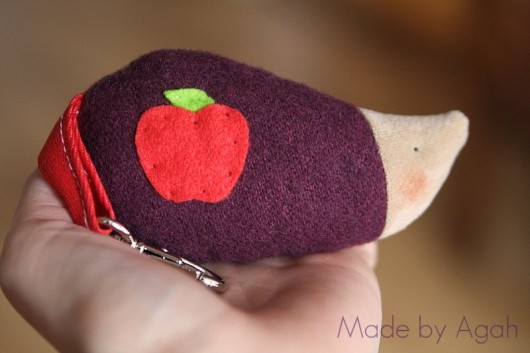 Brelok jeżyk made by agah