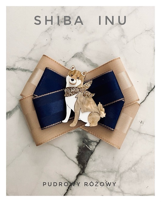 broszki Kolekcja Pop Art Dog  Shiba Inu  1 szt