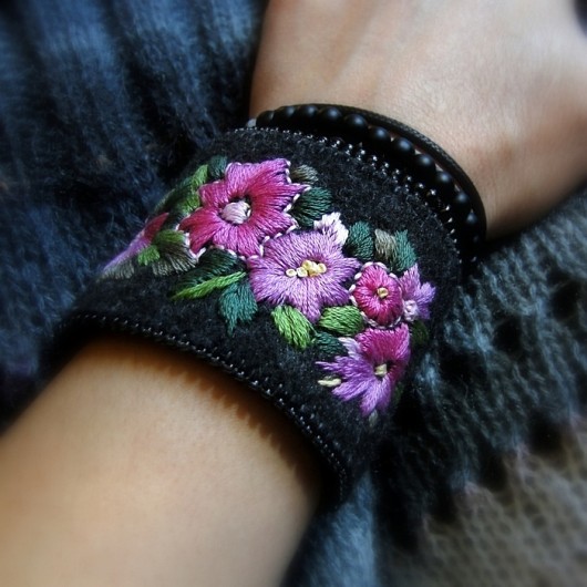 ...with pink agat handmade