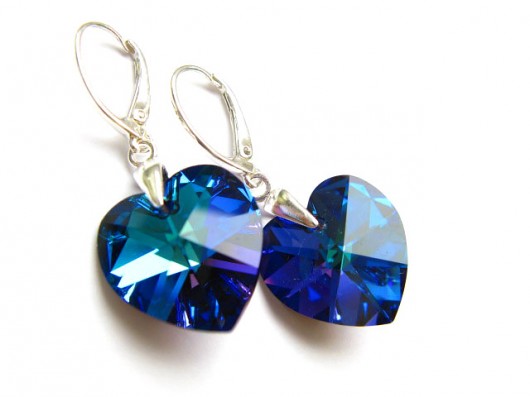 Kier kryształ Swarovski - Kolczyki Maweth