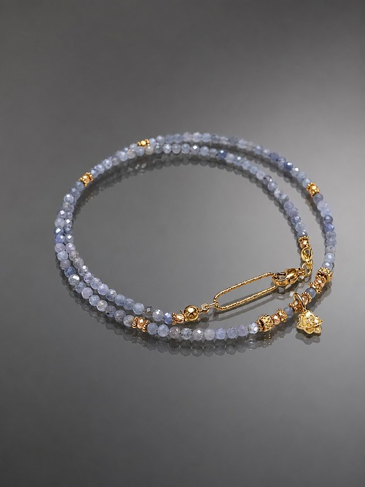 chokery Tanzanit vol. 3 /choker/ - Szlachetna kolekcja /04.08.26/