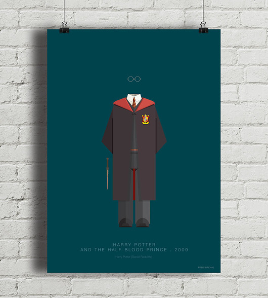 Harry Potter - plakat fine art minimalmill
