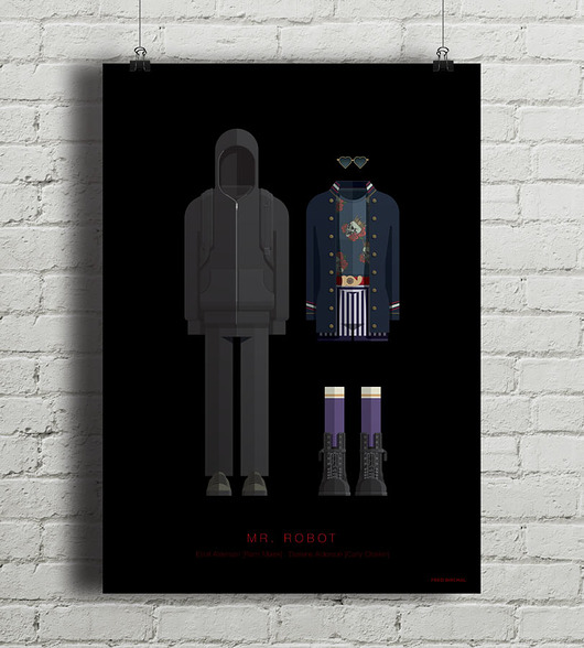 plakaty Mr. Robot - plakat fine art giclee