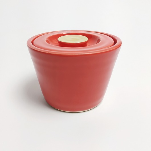 Cukiernica Trigon koralowa złocona MANOceramics