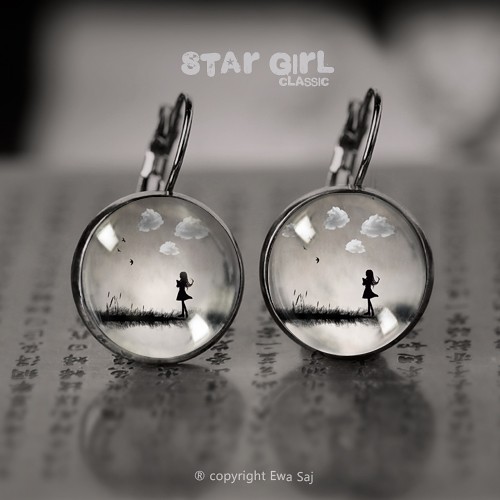 Star Girl Classic, Obłoki - dark silver Ewa Saj Fotografie