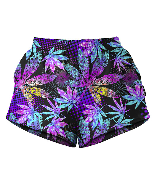 szorty damskie Shorty Spodenki Damskie DR.CROW Weed