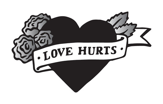 Love Hurts (2 SZTUKI).Tatuaże zmywalne ATRAMENTO ATRAMENTO