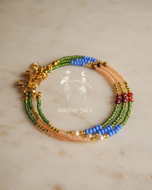 bransoletki z kamieni naturalnych Bransoletka Grass