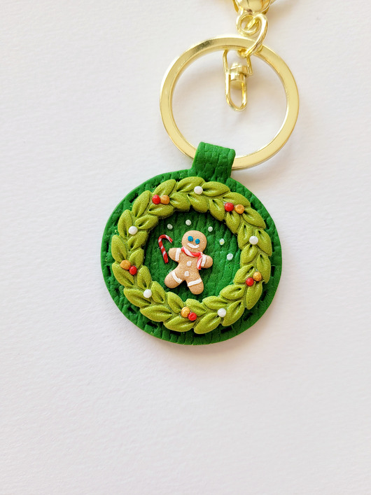breloki Brelok - świąteczny piernikowy ludzik
