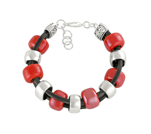 Roller 6  - red & black. M A N D A L A