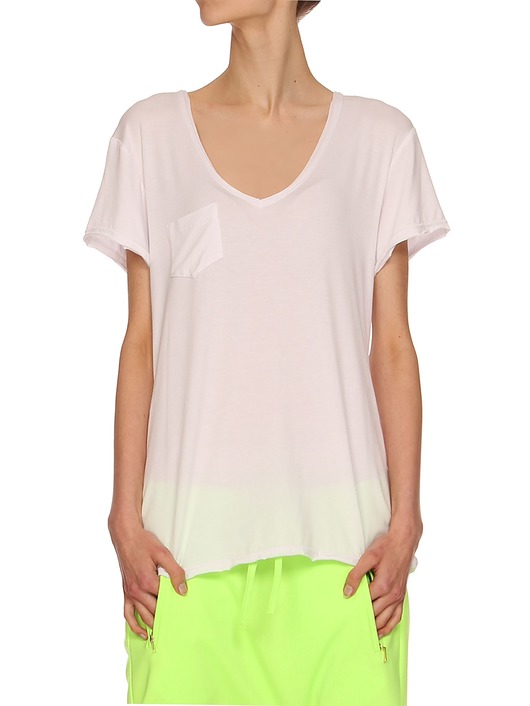  T-shirt biały YY500204_RAL9003 YULIYA BABICH