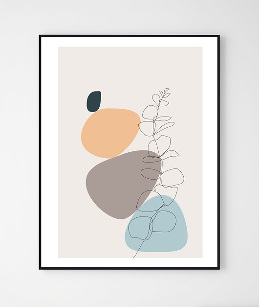 plakaty Plakat z motywem roślinnym LIŚĆ / No.13