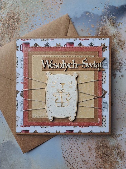 kartki scrapbooking Kartka świąteczna/ kartka na Boże Narodzenie
