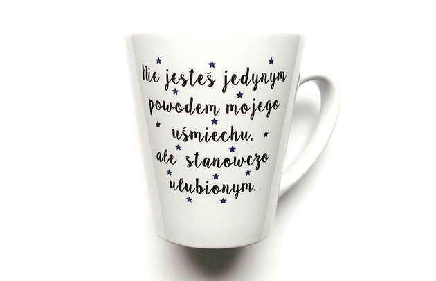 Kubek Latte UŚMIECH FarrowDesign