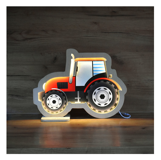 lampy do pokoju dziecka Lampka nocna Unky - Traktor