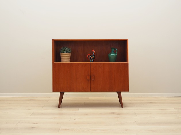 regały i półki Regał tekowy, duński design, lata 70, produkcja: Dania